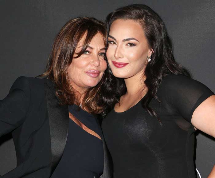 Kelly LeBrock poses for a picture with her daughter Arissa LeBrock.